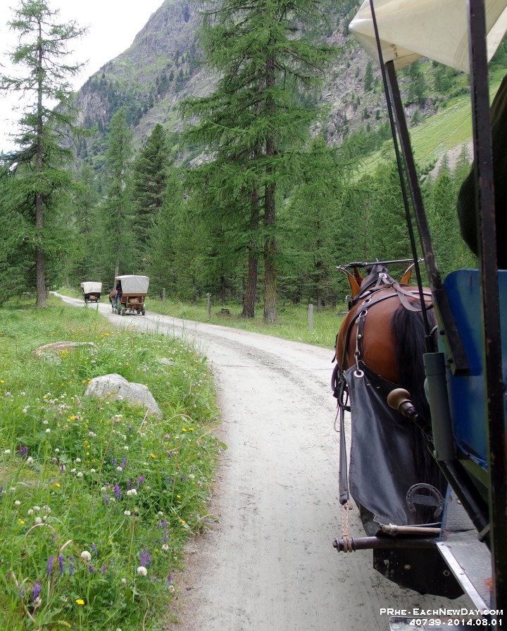40739CrLe - Carriage ride to Pontresina and the Roseg Glacier, St. Moritz